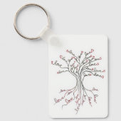 Baum der Liebe Niedlich bedeutsames Personalisiert Schlüsselanhänger (Vorderseite)