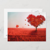 Baum der Liebe Postkarte (Vorne/Hinten)