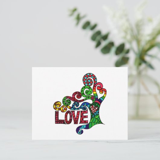 Baum der Liebe - Postkarte (Stehend Vorderseite)