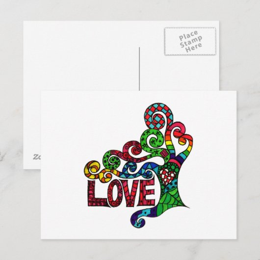 Baum der Liebe - Postkarte (Vorne/Hinten)