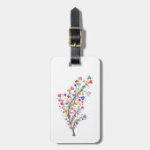 Baum der Liebe und Harmonie Gepäckanhänger (Vorderseite vertikal)