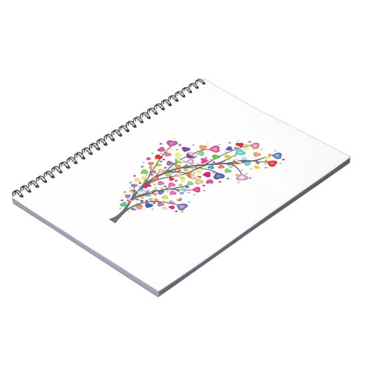 Baum der Liebe und Harmonie Notizblock (Linke Seite)