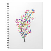 Baum der Liebe und Harmonie Notizblock (Vorderseite)