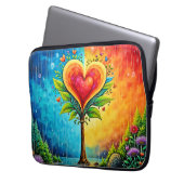 Baum der Liebe und Lebensgestaltung Laptopschutzhülle (Vorderseite Links)