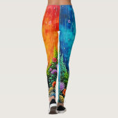 Baum der Liebe und Lebensgestaltung Leggings (Rückseite)