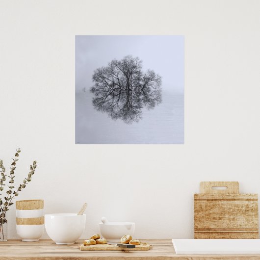 Baum der Reflektion Art Poster Print (Küche)