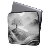 Baum der Ruhe, eine atemberaubende Verschmelzung d Laptopschutzhülle (Vorderseite Links)