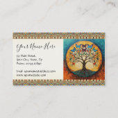 Baum der Schmetterlinge des Lebens Visitenkarte (Rückseite)