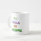 Baum, der Schmutzanbeter umarmt Kaffeetasse (Vorderseite Links)