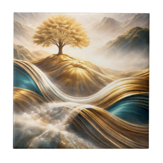 Baum der Serenität, eine atemberaubende Verschmelz Fliese