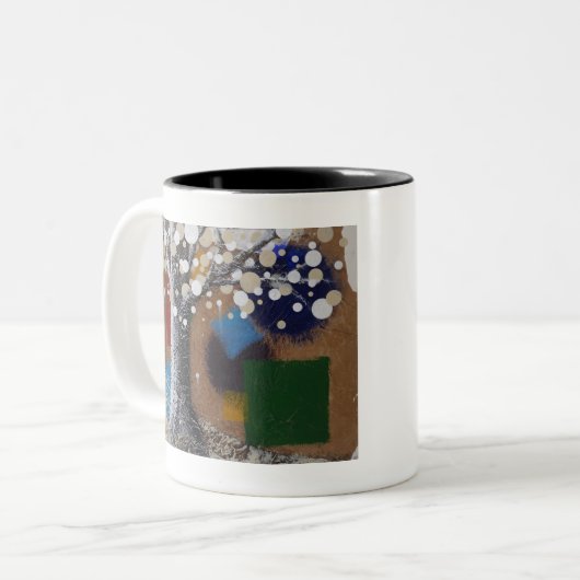 Baum der Soule Zweifarbige Tasse (Vorderseite Links)