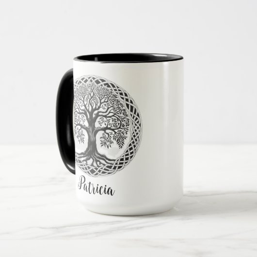 Baum der Tasse des Lebens, Schottische Geschenke (Vorderseite Links)