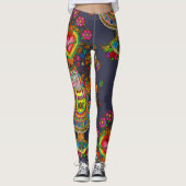 Baum der toten Tätowierungs-Entwurfs-Leggings Leggings (Vorderseite)