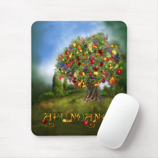 Baum der Überfluss-Kunst Mousepad (Mit Mouse)