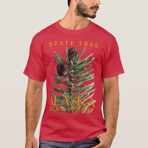 Baum des Alaska-Territoriums Die Sitka-Fichte T-Shirt