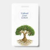 Baum des Fotos Lebensversicherungsfördernde Materi Ausweis (Back)