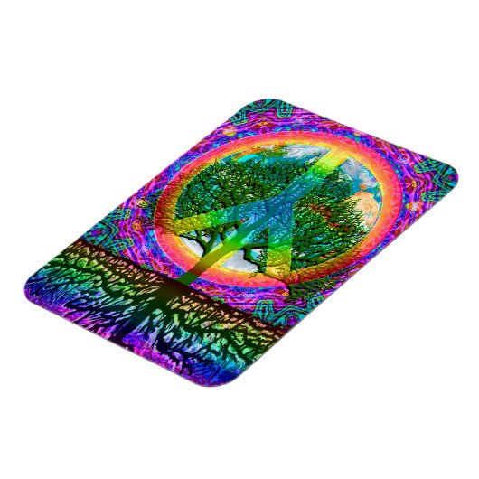 Baum des Friedens Magnet (Linke Seite)