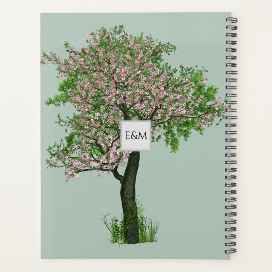 Baum des Gastbuches Hochzeit oder Gedenkstätte And Planer (Rückseite)