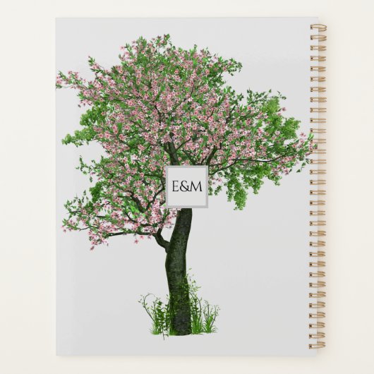 Baum des Gastbuches Hochzeit oder Gedenkstätte And Planer (Rückseite)