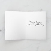 Baum des Geburtstages Karte (Innenseite)