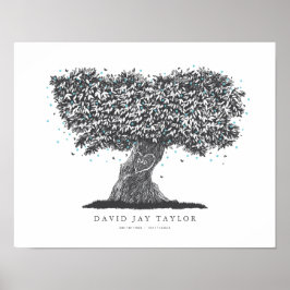 Baum des Gedenkens für den Verlust des Vaters Poster