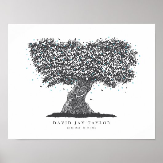 Baum des Gedenkens für den Verlust des Vaters Poster (Vorne)