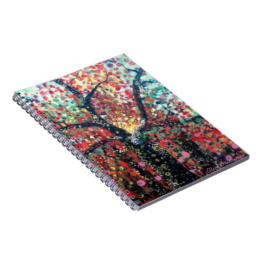 Baum des hellen Notizbuches Notizblock (Rechte Seite)