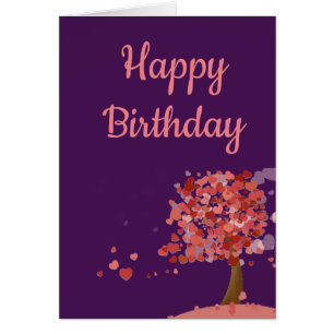 Baum des Herzens niedliche Kunstherzen