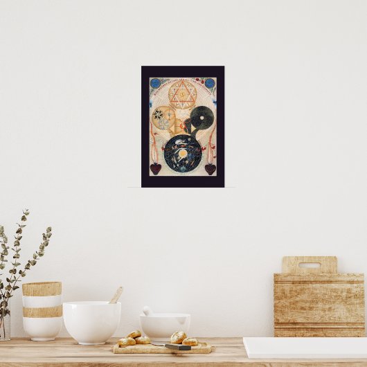 "Baum des Kosmos" Jacob Böhme Poster (Küche)
