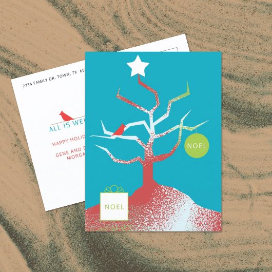 BAUM DES KUNSTLANDES Postkarte