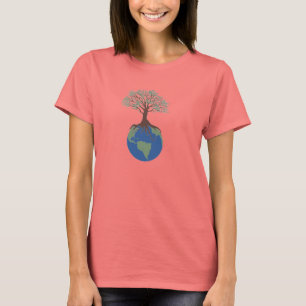 Baum des Leben-Damen-Weckers T-Shirt