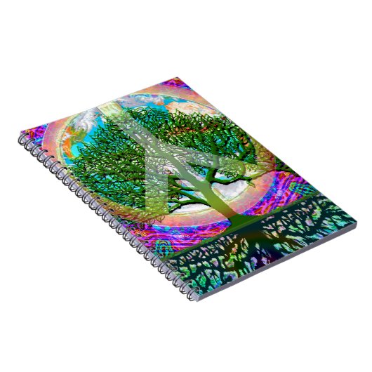 Baum des Leben-Friedens Notizblock (Rechte Seite)