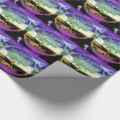 Baum des Leben-friedlichen Lebens Geschenkpapier (Ecke)