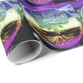 Baum des Leben-friedlichen Lebens Geschenkpapier (Rolleneckpunkt)