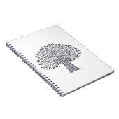 Baum des Leben-Gekritzels Notizblock (Rechte Seite)