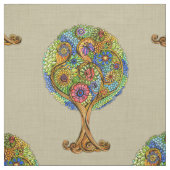 Baum des Leben-Gewebes Stoff (Muster)