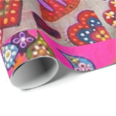 Baum des Leben-Herz-Blumen-Verpackungs-Papiers Geschenkpapier (Rolleneckpunkt)