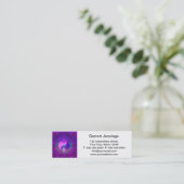 Baum des Leben-Herzens Mini Visitenkarte (Stehend Vorderseite)