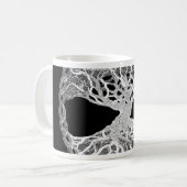 Baum des Leben-Kreises des Lebens Kaffeetasse (Vorderseite Links)