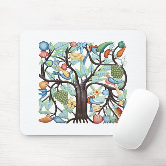 BAUM des LEBEN-Pastells Mousepad (Mit Mouse)