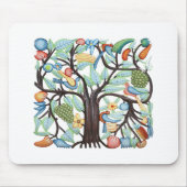 BAUM des LEBEN-Pastells Mousepad (Vorne)