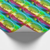 Baum des Leben-Regenbogen-Stolzes Geschenkpapier (Ecke)