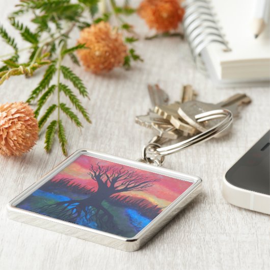 Baum des Leben-Schlüsselanhängers Schlüsselanhänger (Seite)