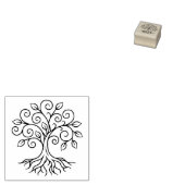 Baum des Lebens 1x1 Gummistempel (Stempel)