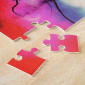Baum des Lebens - Aquarell, Tinte und Gold Puzzle (Seite)