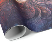 Baum des Lebens, ätherische Liebe trifft Natur Geschenkpapier (Rolleneckpunkt)