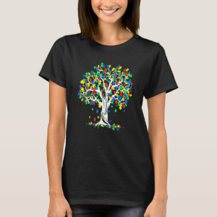 Baum Des Lebens Autismus-Bewusstseinsmonat-Shirt A T-Shirt