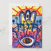 Baum des Lebens Bar Bat B'nai Mitzvah Einladungen (Vorderseite)