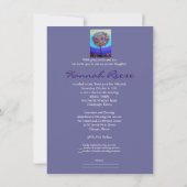 Baum des Lebens Bar Bat Mitzvah Einladungen (Rückseite)