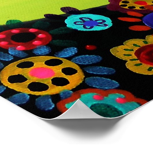 Baum des Lebens Bar Bat Mitzvah Poster (Ecke)